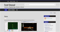 Desktop Screenshot of excelunusual.com